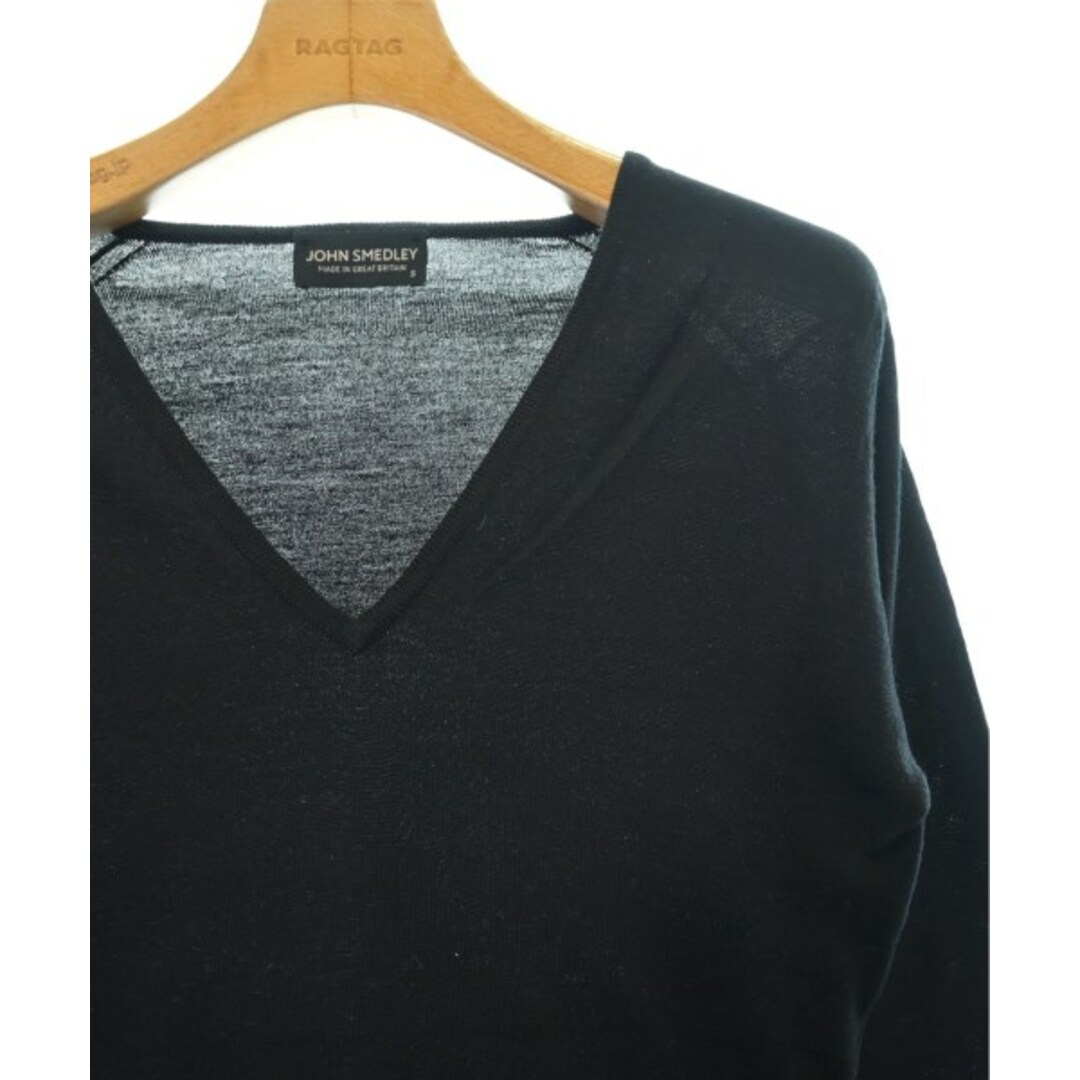 JOHN SMEDLEY(ジョンスメドレー)のJOHN SMEDLEY ジョンスメドレー ニット・セーター S 黒 【古着】【中古】 レディースのトップス(ニット/セーター)の商品写真