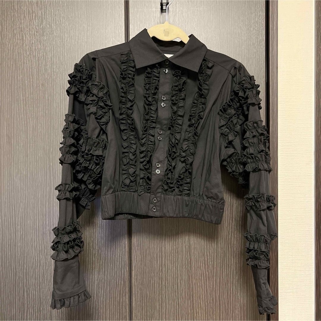 Bibiy LYLA FRILL BLOUSE フリルブラウスの通販 by プロフィール Bibiy LYLA FRILL BLOUSE フリルブラウスの通販 by プロフィール