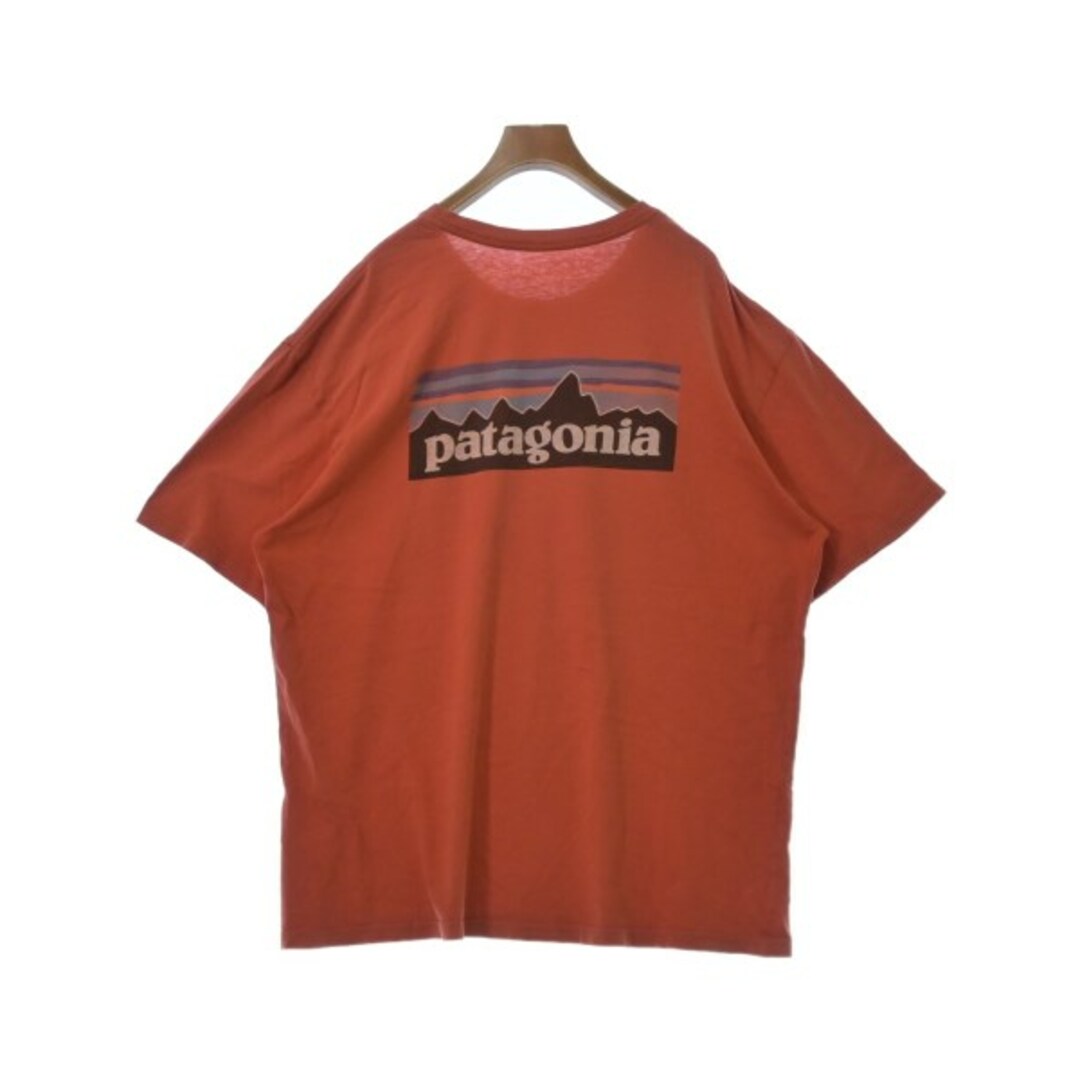 patagonia(パタゴニア)のpatagonia パタゴニア Tシャツ・カットソー XL オレンジ 【古着】【中古】 メンズのトップス(Tシャツ/カットソー(半袖/袖なし))の商品写真