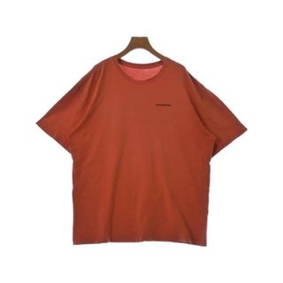 パタゴニア(patagonia)のpatagonia パタゴニア Tシャツ・カットソー XL オレンジ 【古着】【中古】(Tシャツ/カットソー(半袖/袖なし))