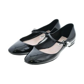 ミュウミュウ(miumiu)のMiu Miu ミュウミュウ パンプス EU35(21.5cm位) 黒 【古着】【中古】(ハイヒール/パンプス)