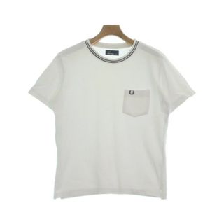 フレッドペリー(FRED PERRY)のFRED PERRY フレッドペリー Tシャツ・カットソー S 白 【古着】【中古】(Tシャツ/カットソー(半袖/袖なし))