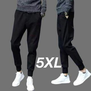 ジョガーパンツ　5XL オールシーズン　テーパード　ルームウェア　5XL(その他)