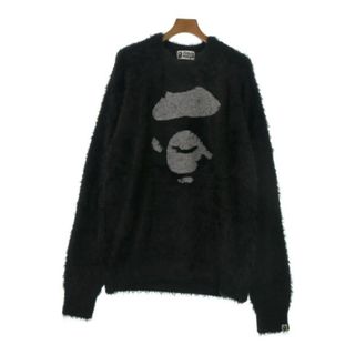 A BATHING APE アベイシングエイプ ニット・セーター F 黒 【古着】【中古】