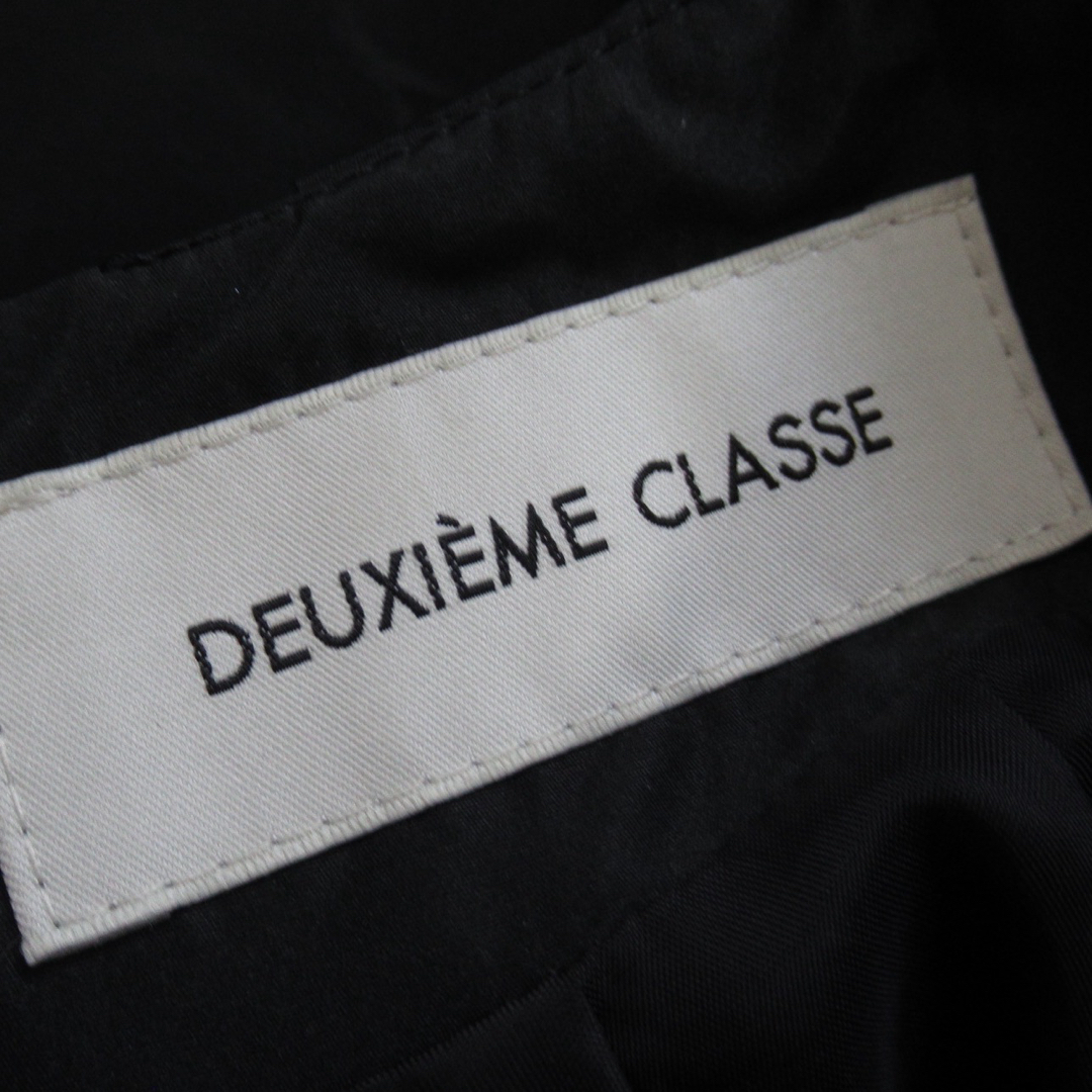 DEUXIEME CLASSE(ドゥーズィエムクラス)のDeuxieme Classe 刺繍 デザイン ノースリーブ ワンピース 36 レディースのワンピース(ひざ丈ワンピース)の商品写真