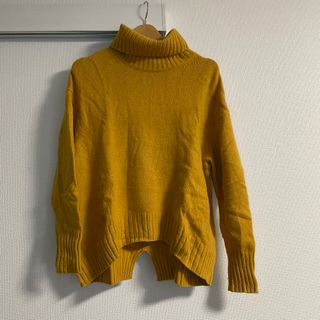 BABYLONE バビロン ウール カシミヤ混 タートルネック ニット 38