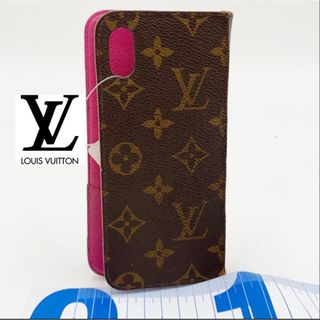 ルイヴィトン(LOUIS VUITTON)のルイヴィトン  手帳　フォリオ　iPhone XS X アイフォン ケース(iPhoneケース)