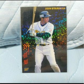 2004 カルビープロ野球チップス 谷佳知スターカードの黒バージョン(シングルカード)