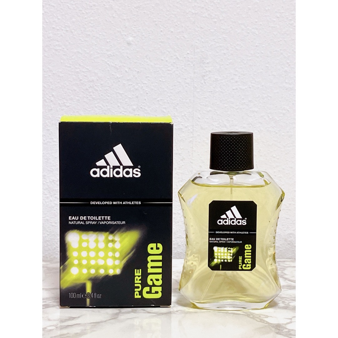 adidas(アディダス)の美品　アディダス　ピュアゲーム　オーデトワレ　100ml スペイン製　香水 コスメ/美容の香水(香水(男性用))の商品写真