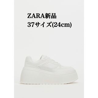 ザラ(ZARA)の完売品 ZARA プラットフォームスニーカー 37サイズ(24cm)(スニーカー)