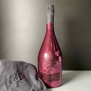 アルマンド　ブリニャック　ドゥミセック　赤　シャンパン　保存袋付き　未開封(シャンパン/スパークリングワイン)