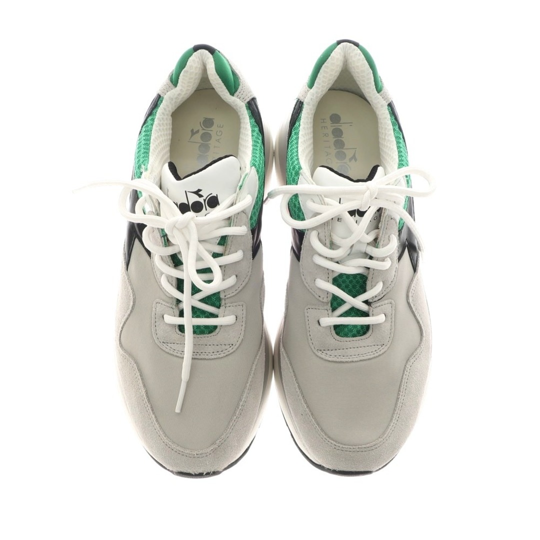 DIADORA(ディアドラ)の【中古】ディアドラ Diadora N9000 TXS スニーカー ライトグレーxグリーン系【サイズ27cm】【メンズ】 メンズの靴/シューズ(スニーカー)の商品写真