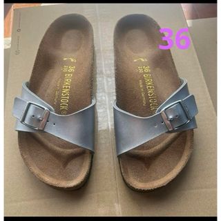 ビルケンシュトック(BIRKENSTOCK)のビルケンシュトック　マドリッド　シルバー　36   23.0(サンダル)