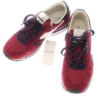 【中古】【未使用】ディアドラ Diadora EXODUS スニーカー ワインレッド【サイズ27cm】【メンズ】