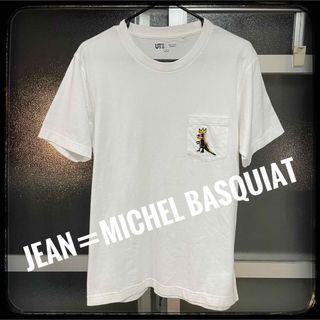 ユニクロ(UNIQLO)の【美品】JEAN＝MICHEL BASQUIAT★半袖Tシャツ★白S★(Tシャツ/カットソー(半袖/袖なし))