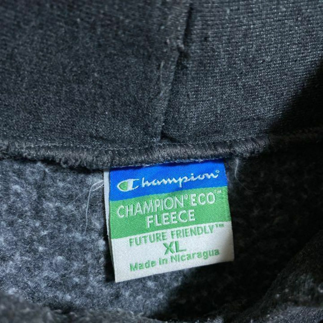 Champion(チャンピオン)のチャンピオン チーム ロゴ グレー パーカー フーディ XL USA古着 メンズのトップス(パーカー)の商品写真