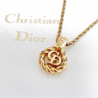 クリスチャンディオール(Christian Dior)の人気✨クリスチャンディオール ゴールド ネックレス CDロゴ しずく(ネックレス)