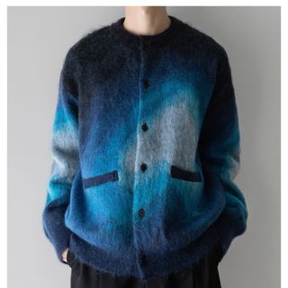 stein GRADATION MOHAIR KNIT CARDIGAN