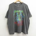 XL★古着 半袖 ロック バンド Tシャツ メンズ メタリカ 大きいサイズ コ…