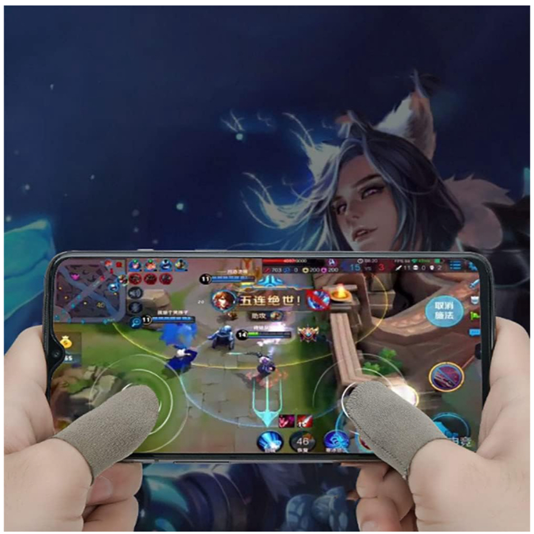 モバイル フィンガーカフ 指サック 荒野行動指サック スマホ ゲーム ゲーマー エンタメ/ホビーのゲームソフト/ゲーム機本体(その他)の商品写真