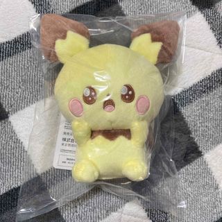 ポケモン(ポケモン)の新品  ポケピース 一番くじ  ᖴ賞 ピチュー ぬいぐるみ(キャラクターグッズ)