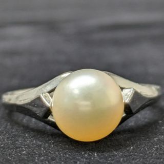 ミキモト(MIKIMOTO)の852 ミキモトパールリングシルバーSV925約7.5mm(リング(指輪))