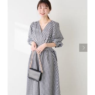 ナチュラルクチュール(natural couture)の【新品】naturalcouture 骨スト優勝カシュクールワンピース(ロングワンピース/マキシワンピース)