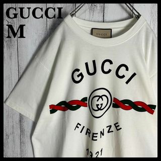 グッチ(Gucci)のグッチ GUCCI☆ビッグロゴ入りTシャツ FIRENZE 入手困難 即完売(Tシャツ/カットソー(半袖/袖なし))