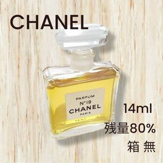 シャネル(CHANEL)のCHANEL　シャネル　N°19 　PAFUM　箱無し　14ml　残量80%(香水(女性用))