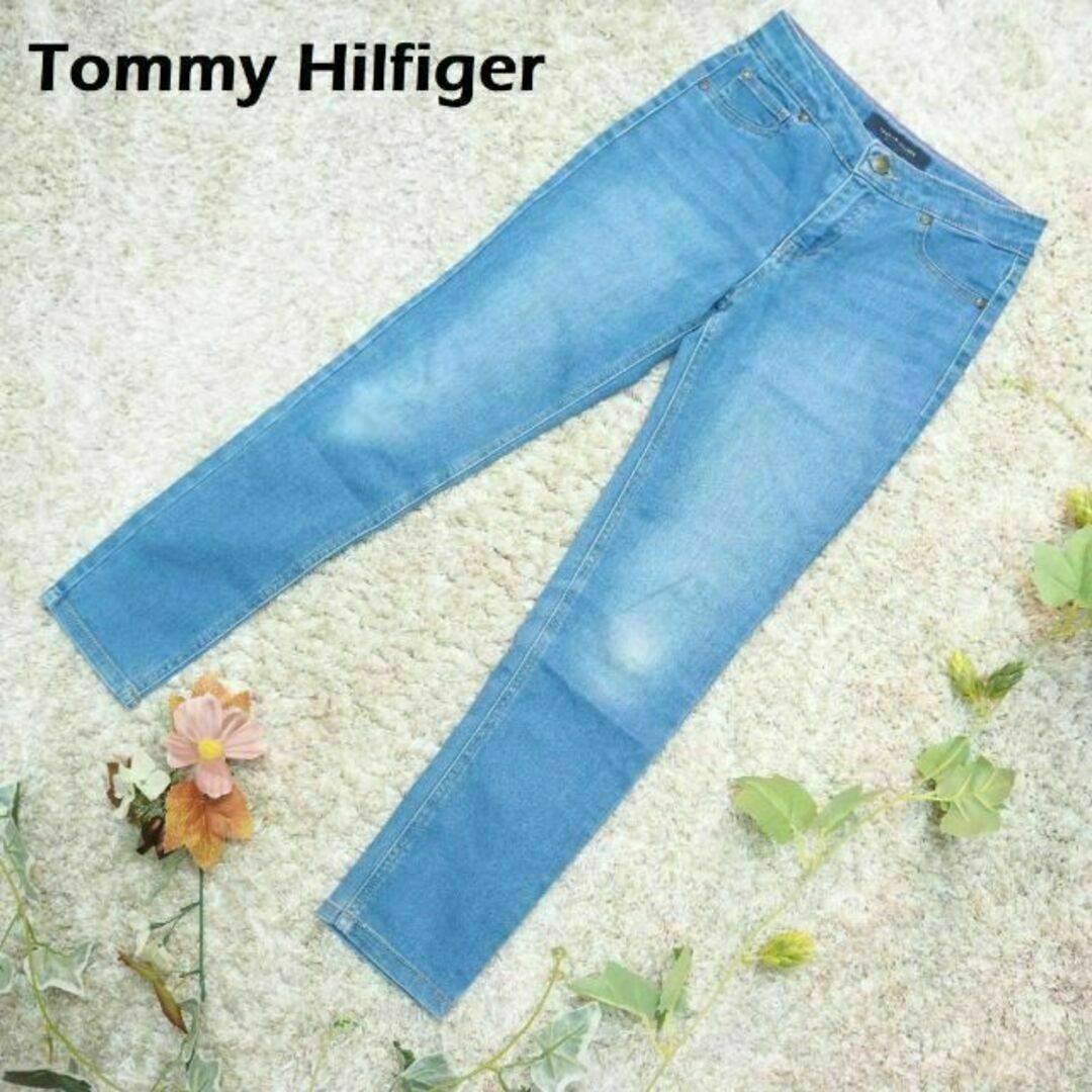 TOMMY HILFIGER(トミーヒルフィガー)のTOMMY HILFIGER スリムストレート デニム パンツ キッズ/ベビー/マタニティのキッズ服女の子用(90cm~)(パンツ/スパッツ)の商品写真