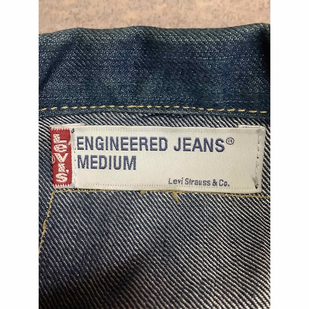 Levi's(リーバイス)のA24 engineered jeans デニムジャケットレディースサイズ　M レディースのジャケット/アウター(Gジャン/デニムジャケット)の商品写真