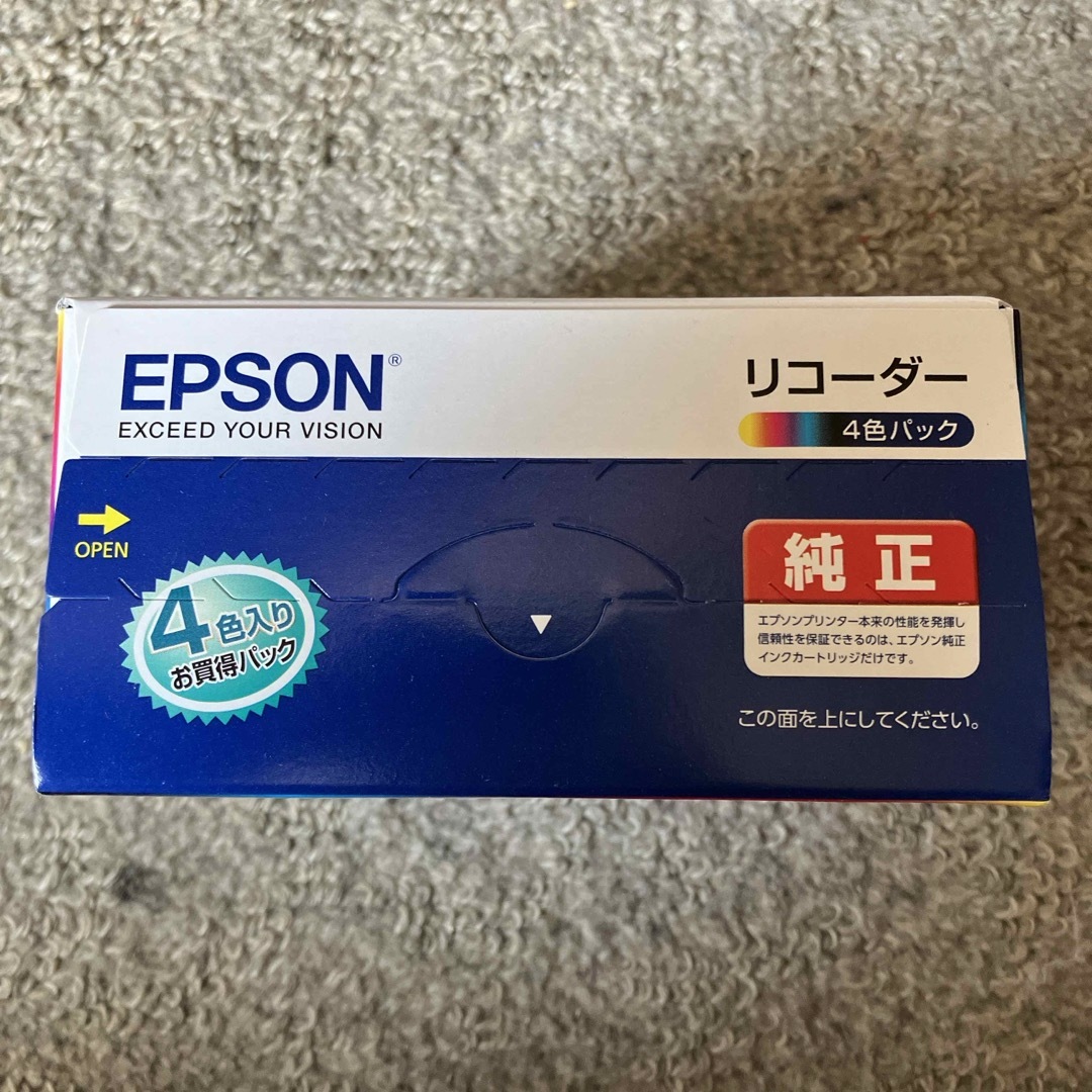 EPSON(エプソン)のEPSON インクカートリッジ RDH-4CL インテリア/住まい/日用品のオフィス用品(その他)の商品写真