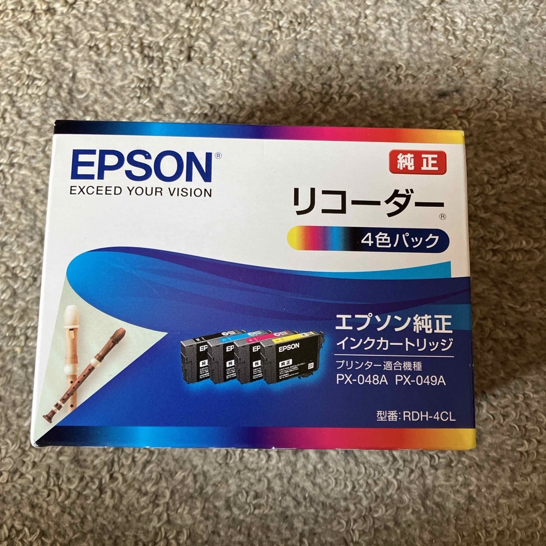 EPSON(エプソン)のEPSON インクカートリッジ RDH-4CL インテリア/住まい/日用品のオフィス用品(その他)の商品写真