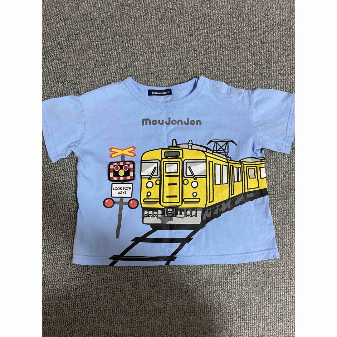 mou jon jon(ムージョンジョン)のムージョンジョン　半袖Tシャツ　90サイズ キッズ/ベビー/マタニティのキッズ服男の子用(90cm~)(Tシャツ/カットソー)の商品写真