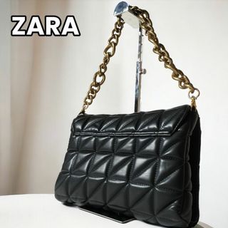ザラ(ZARA)の【マトラッセの高級感✨大人気モデル】　ZARA　キルティング ショルダーバッグ(ショルダーバッグ)