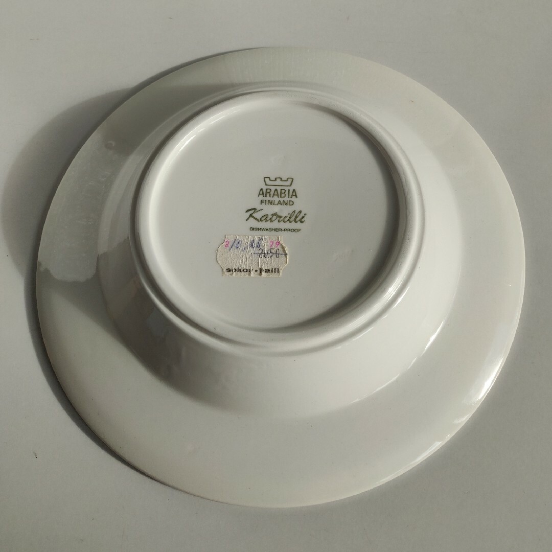 ARABIA KATRILLI スーププレート アラビア　ヴィンテージ　皿　花柄 インテリア/住まい/日用品のキッチン/食器(食器)の商品写真