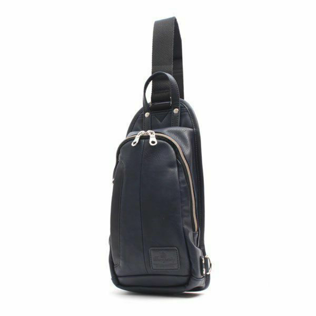 【特価】プロスペリティ レザー ボディバッグ ワンショルダー PSGA-01 N メンズのバッグ(ボディーバッグ)の商品写真