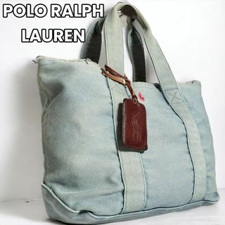 POLO RALPH LAUREN - 【優雅な子馬✨】　ポロラルフローレン　デニム トートバッグ ポニー