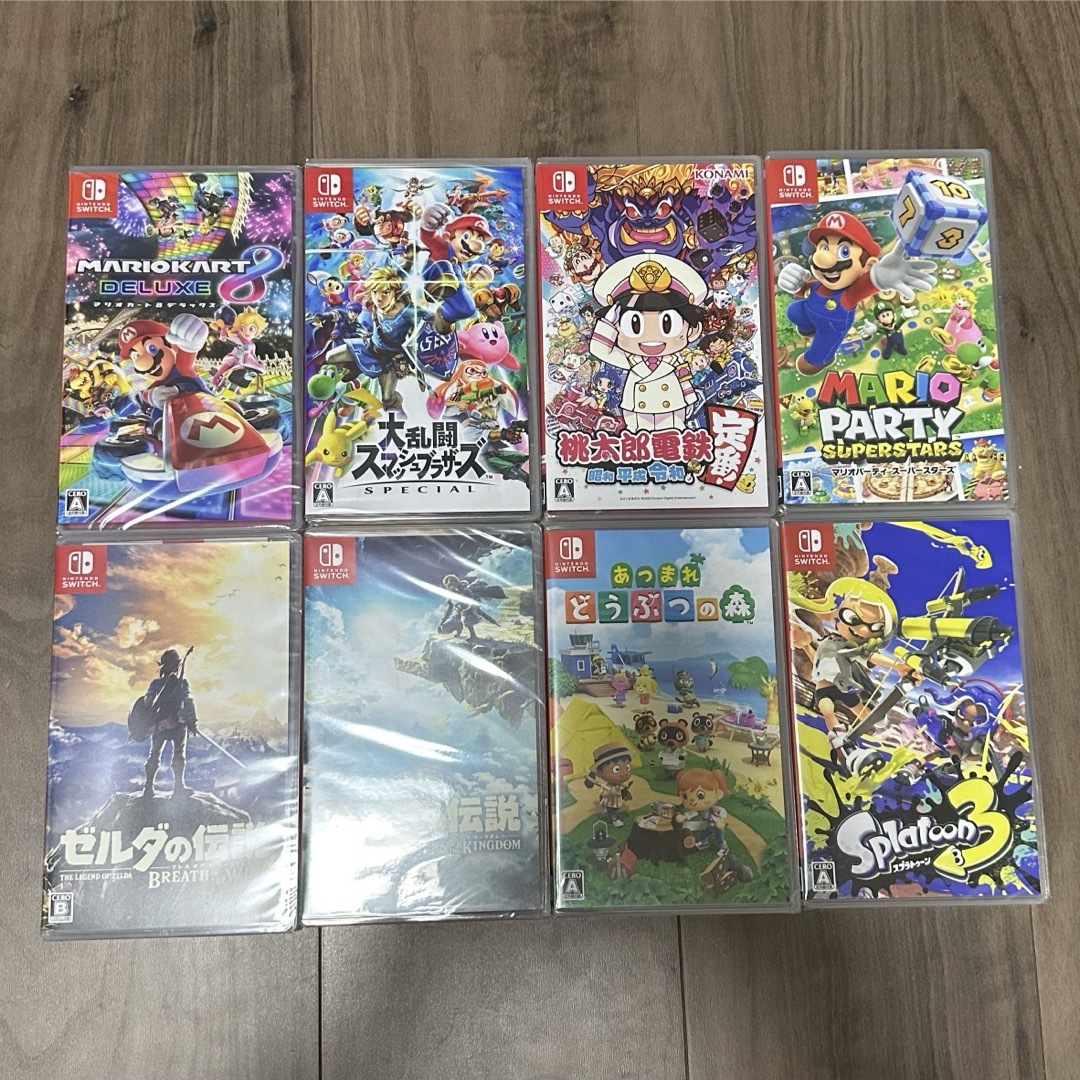 Nintendo Switch ソフト8本 新品未開封の通販 by ただっち's Nintendo Switch ソフト8本 新品未開封の通販 by ただっち's
