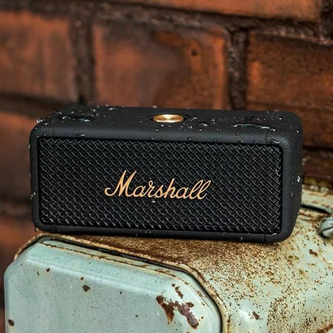 Marshall(マーシャル)のTW Marshall EMBERTON ブラック ワイヤレススピーカー スマホ/家電/カメラのオーディオ機器(スピーカー)の商品写真