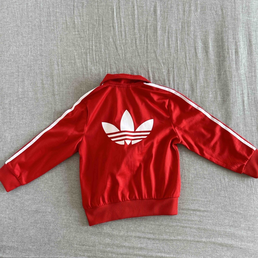 adidas(アディダス)の100 4T  adidasセットアップ　襟付きジャージ上下 キッズ/ベビー/マタニティのキッズ服男の子用(90cm~)(その他)の商品写真