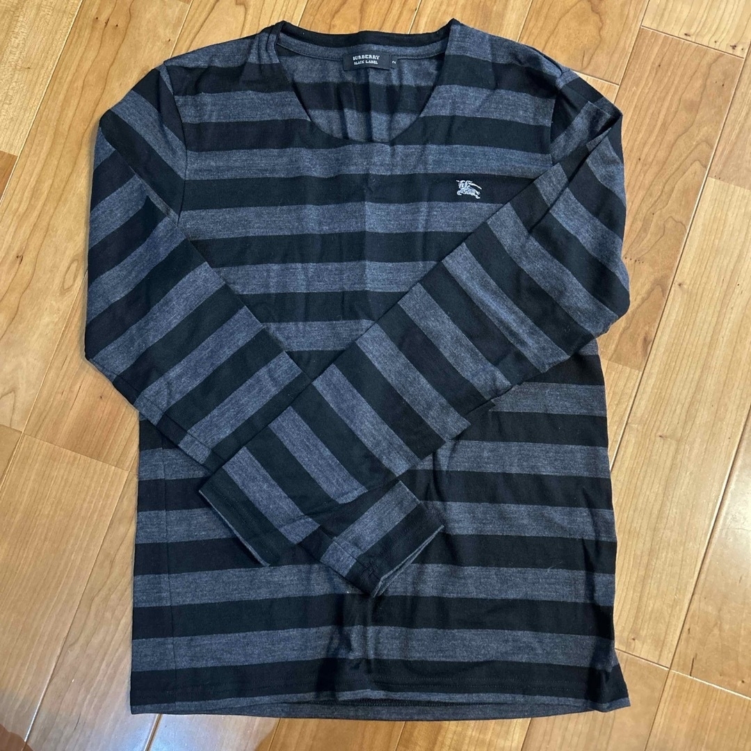 BURBERRY BLACK LABEL(バーバリーブラックレーベル)のバーバリーブラックレーベル長袖トップス メンズのトップス(Tシャツ/カットソー(七分/長袖))の商品写真