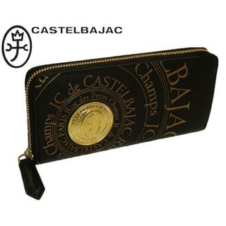 カステルバジャック(CASTELBAJAC)のカステルバジャック プルトン ラウンドファスナー長財布 077623 ブラック(長財布)