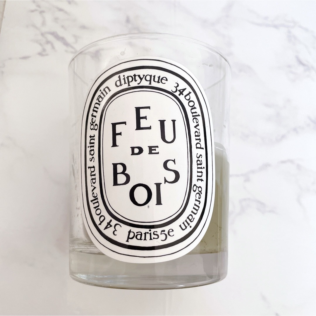 diptyque(ディプティック)の【Diptyque ディプティック】Feu de Bois(フドブワ)キャンドル ハンドメイドのインテリア/家具(アロマ/キャンドル)の商品写真