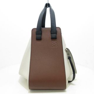 ロエベ(LOEWE)のLOEWE(ロエベ) トートバッグ ハンモックバッグスモール 387.12PS35 ダークブラウン×黒×アイボリー ソフトグレインドカーフレザー×スムースカーフレザー	(トートバッグ)