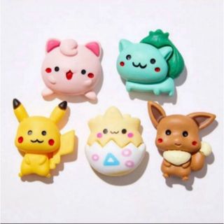 ポケモン(ポケモン)のポケモンデコパーツ 5個セット(各種パーツ)