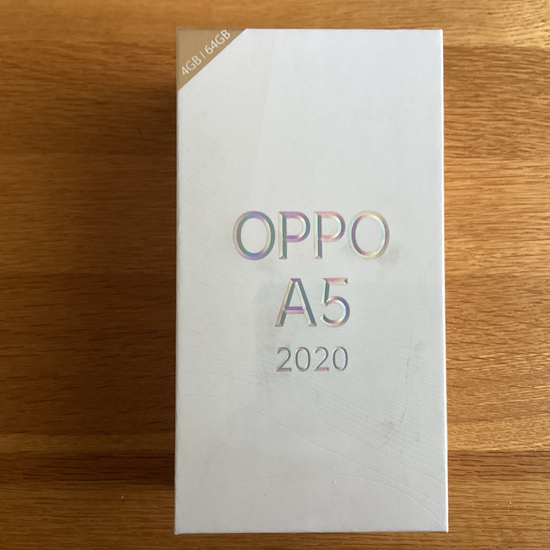 OPPO(オッポ)のOPPO オッポ A5 2020 SIM FREE 64GB ブルー  美品 スマホ/家電/カメラのスマートフォン/携帯電話(スマートフォン本体)の商品写真