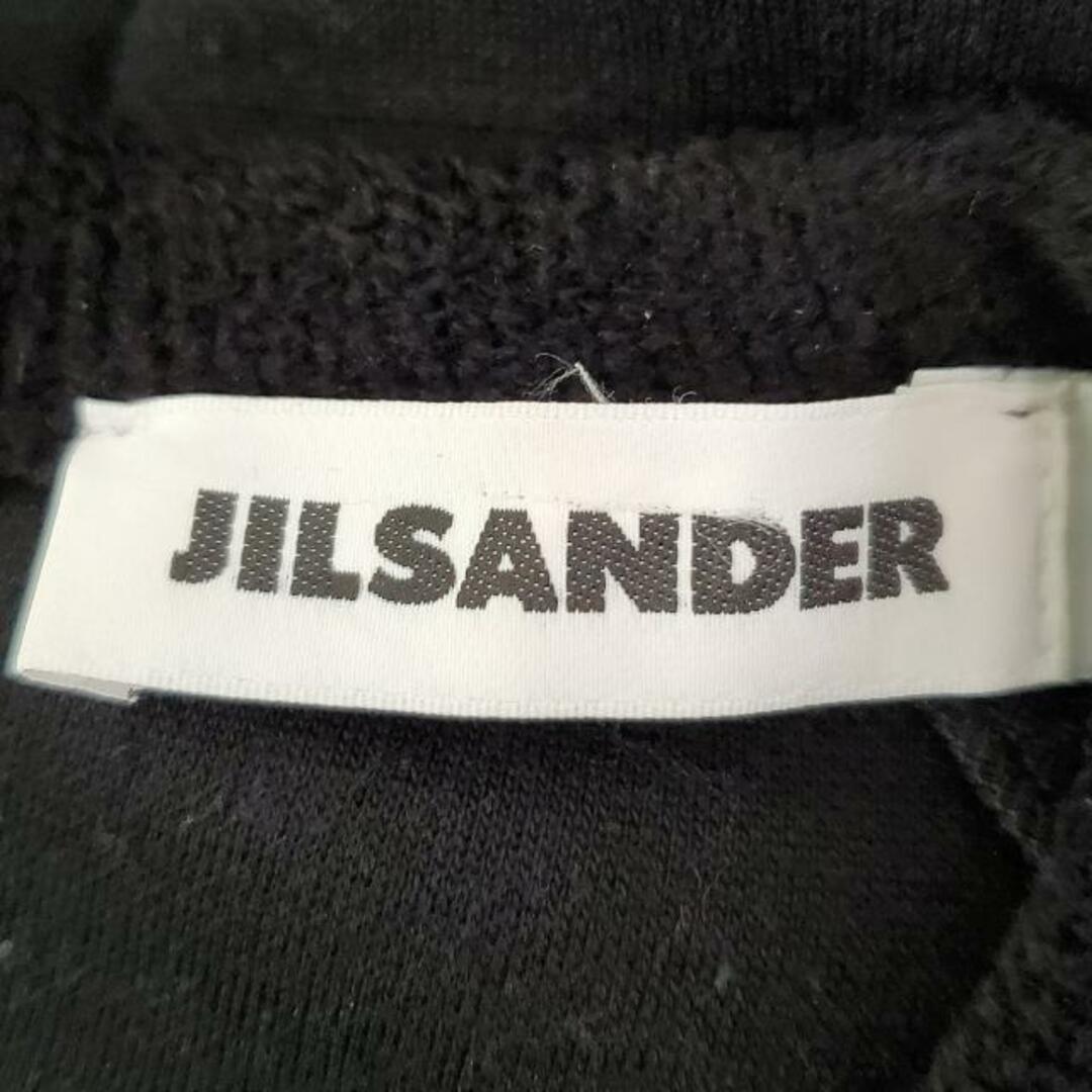 Jil Sander(ジルサンダー)のJILSANDER(ジルサンダー) ワンピース サイズ34 XS レディース美品  - JSWG710017 黒×ネイビー クルーネック/半袖/ひざ丈/異素材切替 レディースのワンピース(その他)の商品写真