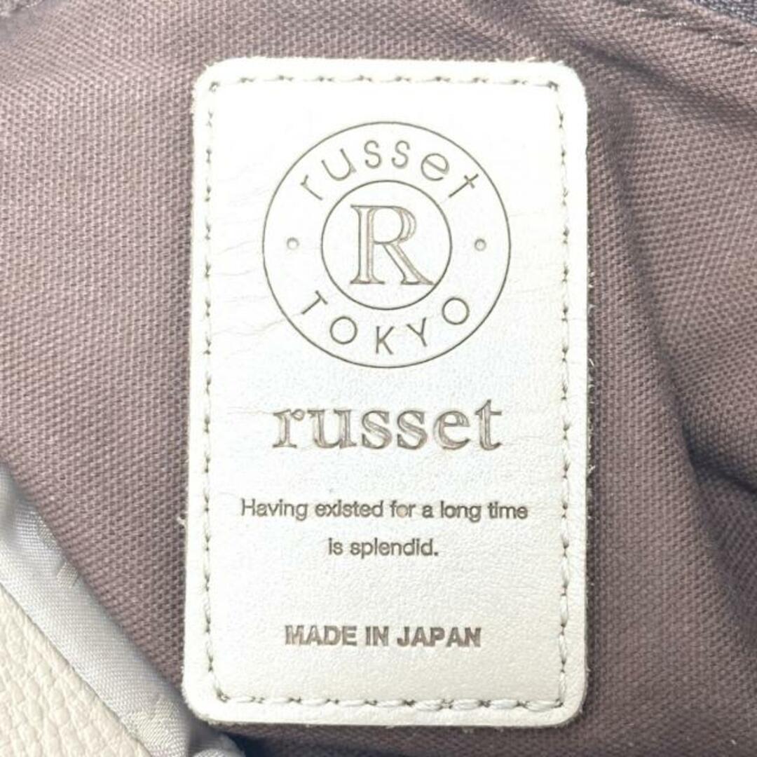 Russet(ラシット)のrusset(ラシット) トートバッグ - ピンクベージュ ナイロン×レザー レディースのバッグ(トートバッグ)の商品写真