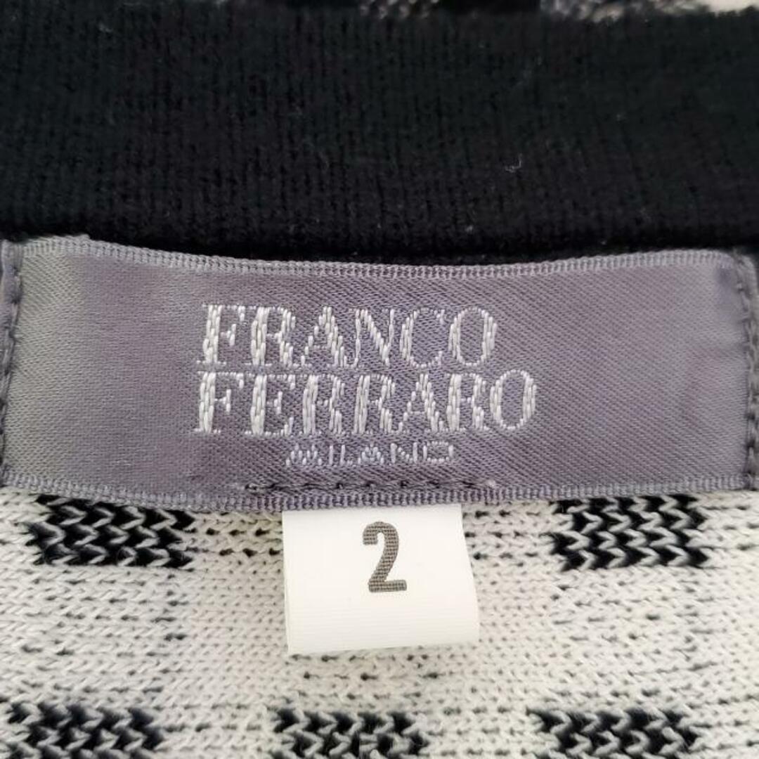 FRANCO FERRARO(フランコフェラーロ)のFRANCO FERRARO(フランコフェラーロ) スカートセットアップ レディース - 黒×白 チェック柄 レディースのレディース その他(セット/コーデ)の商品写真